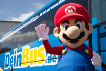 Busreisen mit Super Mario – Nintendo stattet Busse von DeinBus.de mit Handhelds aus